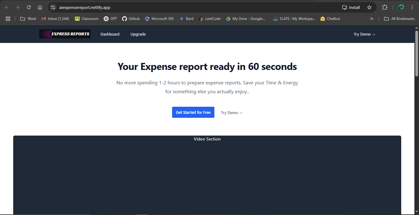 Ai Expense Report